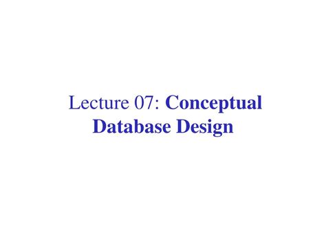 Conceptual Database Design with Simple Example 的图像结果