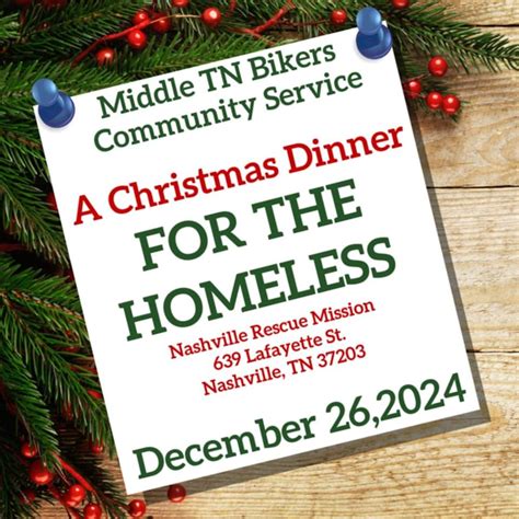 A Christmas Dinner for the homeless , Nashville Rescue Mission, 26 ...