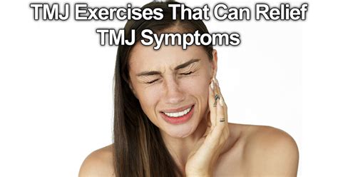 Image result for TMJ Relief Exercises