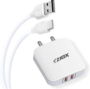 Ziox 35 W 3.4 A Wall Charger for Mobile with Detachable Cable - Ziox ...