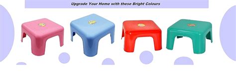 Pooja Plastics Strong Multi-Purpose Shaktiman Pata/Stool (Green ...