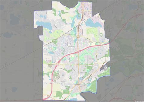 Map of Chaska city - Thong Thai Real