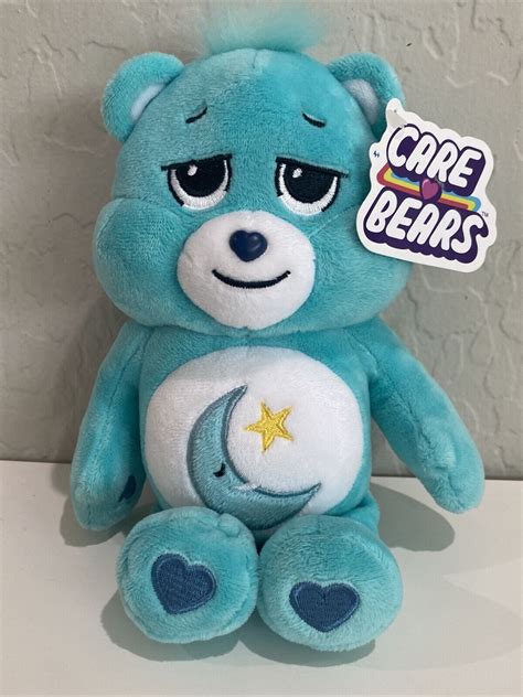New Care Bears Bedtime Bear Plush 9" Inch Dreams Are My Thing Nap Time ...
