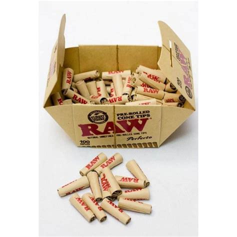 RAW Pre-Rolled Cone Filter Tips - 100 Tips – SmokeMart