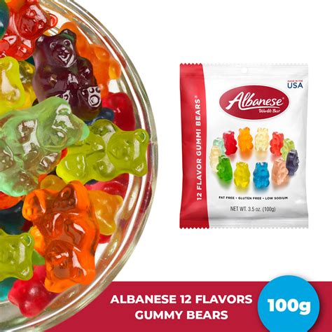 Albanese 12 Flavors Gummi Bears 100g | Lazada PH