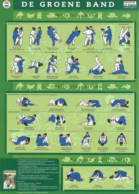 Examen eisen Groene band   Judo, Band, Vechtsport