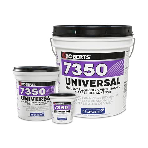 7350 UNIVERSAL RESILIENT FLOORING & VINYL-BACKED CARPET TILE ADHESIVE ...