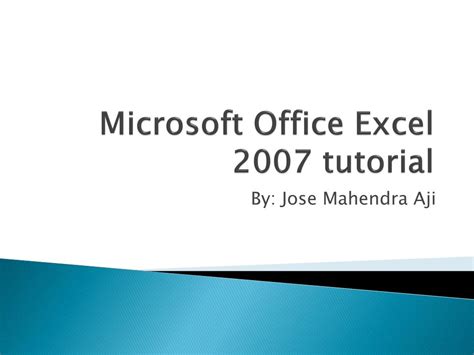 Image result for Excel 2007 Full Tutorial
