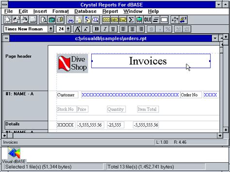 Visual dBASE 的图像结果