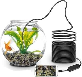 PKST 2 Meter Endoscope Camera Flexible IP67 Waterproof Inspection 6 LED ...