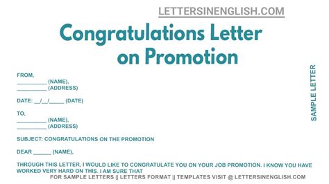 Image result for Promotion Letter Sample