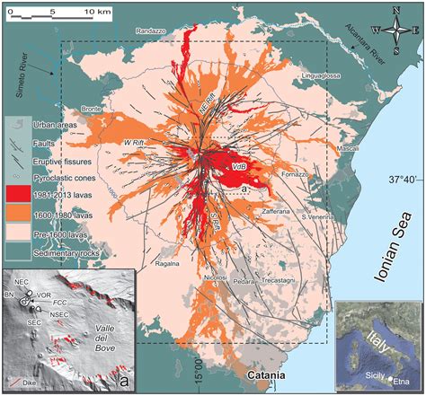 Map Of Mount Etna Italy | Adams Printable Map