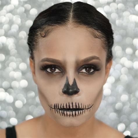 Image result for Skeleton Makeup Tutorial
