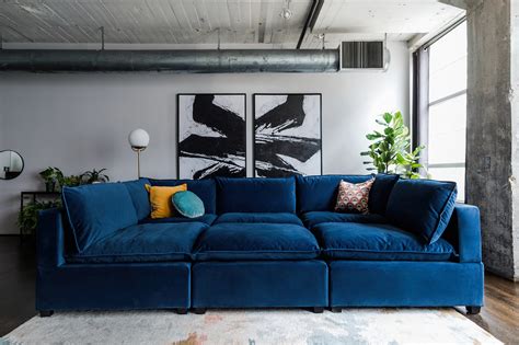 Albany Park, Kova Cozy Pit Sectional Sofa - Cloud-Soft | Albany Park ...