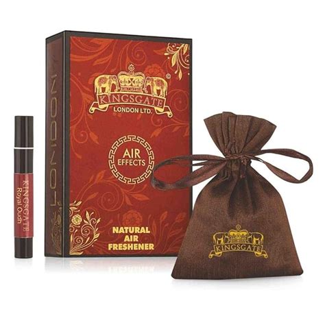 KINGSGATE Organic Car Perfume - Hanging Car Air Fresheners (Pouch Bag ...