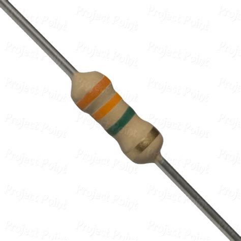 3.3M Ohm 0.25W Carbon Film Resistor 5% - Royal Components India