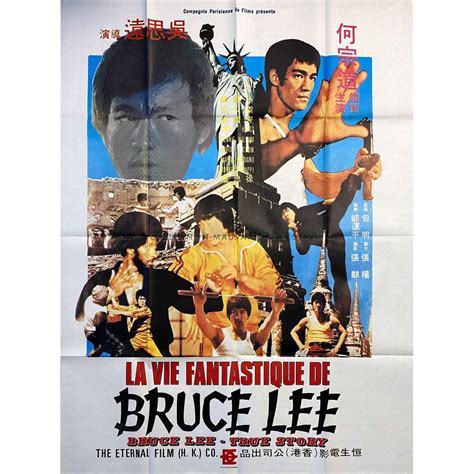 BRUCE LEE THE MAN THE MYTH French Movie Poster - 47x63 in. - 1976