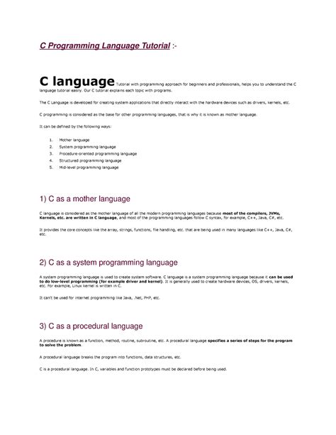 C Coding Tutorial 的图像结果