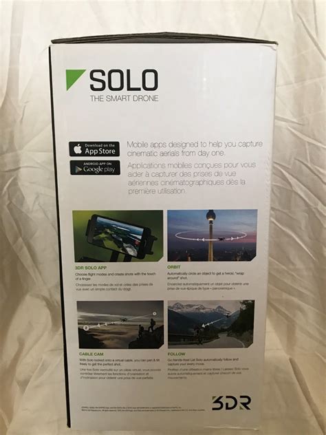 3DR Solo RTF Quadcopter Smart Drone - Black (SA11A) for sale online | eBay