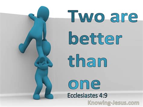 What Does Ecclesiastes 4:9 Mean?