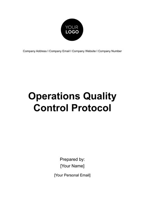 Image result for Operational Control Procedure Format