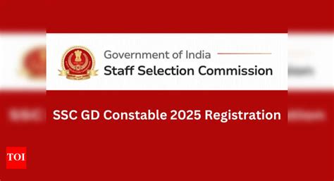 SSC GD Constable Exam 2025: Registration deadline today for 39,481 ...