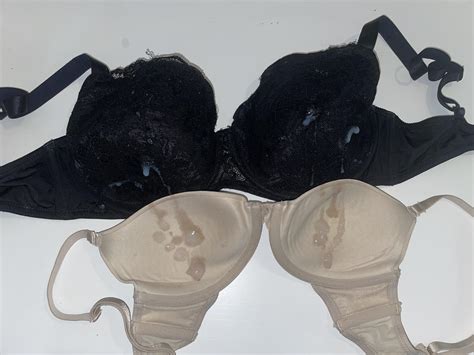 Covered my gf 36DD and her friend 34A bras : r/CumOnBras