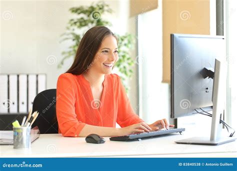 Image result for Typing Office Desktop Computer