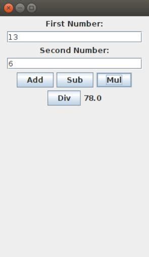 Image result for Java Swing Calculator