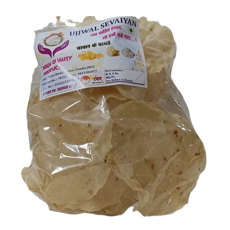 Rice Papad – Traditional Handmade Snack by UJJWAL SHG Women | UmedMart