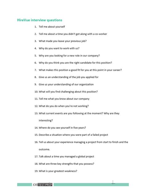 HireVue Example Questions 的图像结果