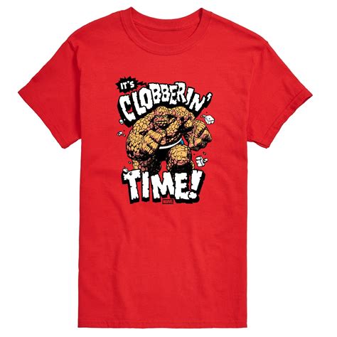 Marvel - Fantastic Four Clobberin Time - Men's Short Sleeve Graphic T ...