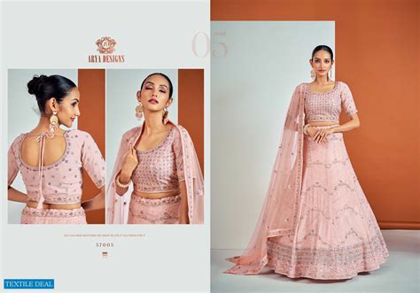 ARYA DESIGNS CINDERELLA VOL 16 SEMI STITCH HEAVY DESIGNER WORK LEHENGA ...