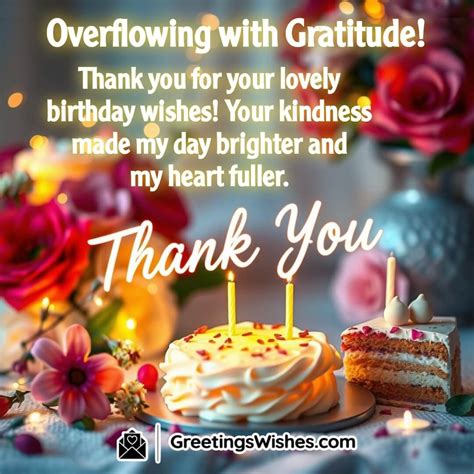 Thank You Birthday Messages to Show Gratitude and Joy - Greetings Wishes