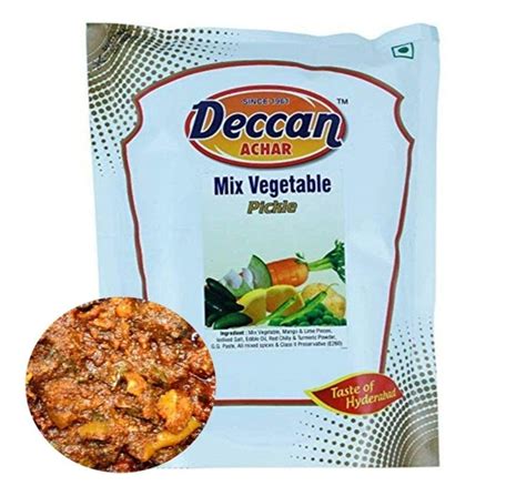 Buy Mixed Vegetable Pickle Online from Deccan at Best Price