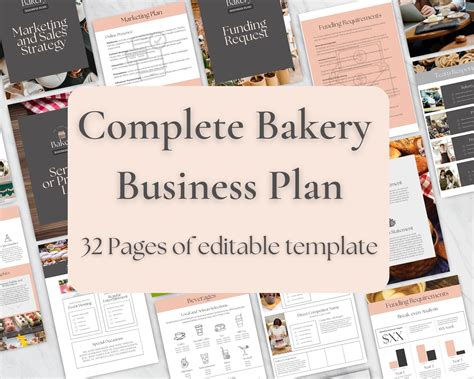 Home Bakery Business Plan Template 的图像结果