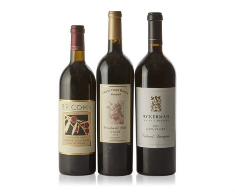 Mixed American Red Wines, Jordan, Alexander Valley, Cabernet Sauvignon ...