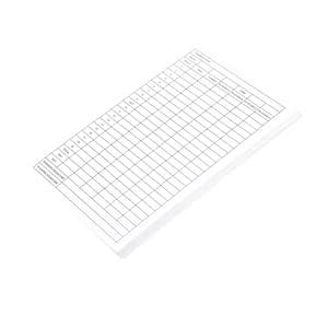 WOONEKY 18pcs Golf Scorecards Lightweight Portable Score Paper for ...