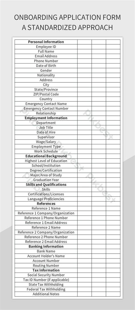 Image result for Onboarding Application Form