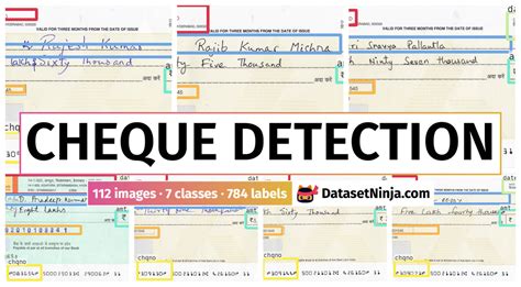 Cheque Detection - Dataset Ninja