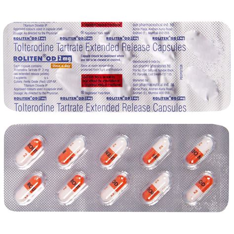 Roliten OD 2mg - Strip of 10 Capsules : Amazon.in: Health & Personal Care