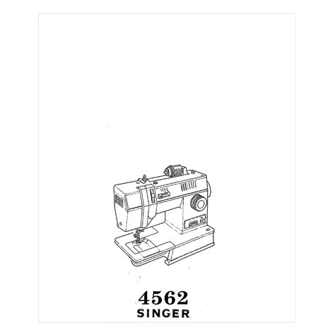 Singer Model 4562 Sewing Machine 的图像结果