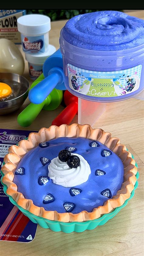 Slime Baking Kit-Blueberries and Cream – Slime Community