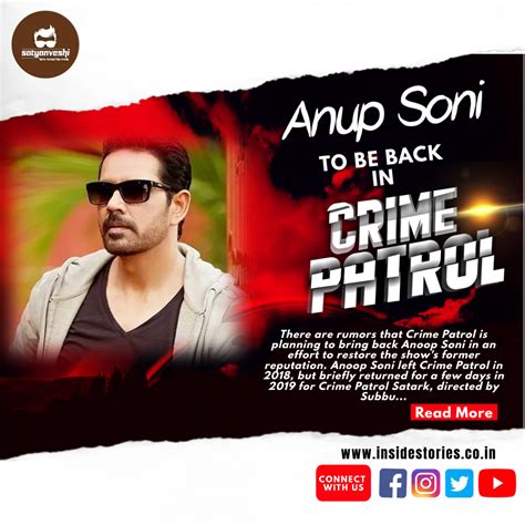 Crime Patrol Shooting Stopped, Anup Soni to be back as Show Host ...