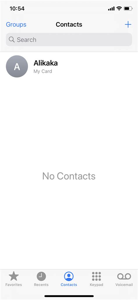 My contacts disappeared - Apple Community