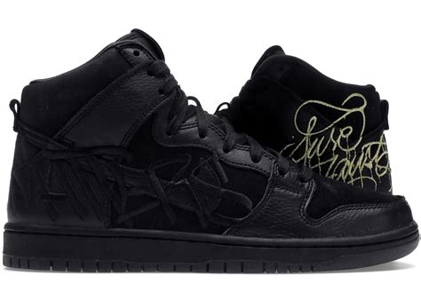 Nike Sb Dunk High Faust Black Gold – Kicks Machine
