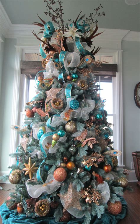 Pin by Fran Stoffey on Christmas Decor | Teal christmas tree, Elegant ...