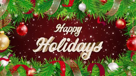 Merry Christmas Animation Text, sparkling lights xmas tree Merry ...