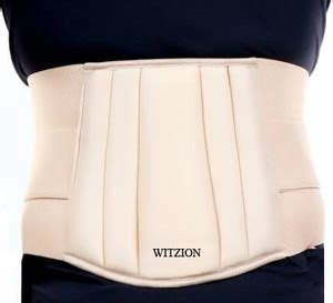 Witzion Lumbo Sacral (L.S Belt) Back Pain Relief Spinal Brace Lumbar ...