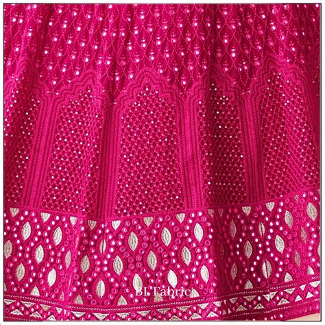 Pink color Mirror & Sequence Embroidery work Designer Lehenga Choli fo ...